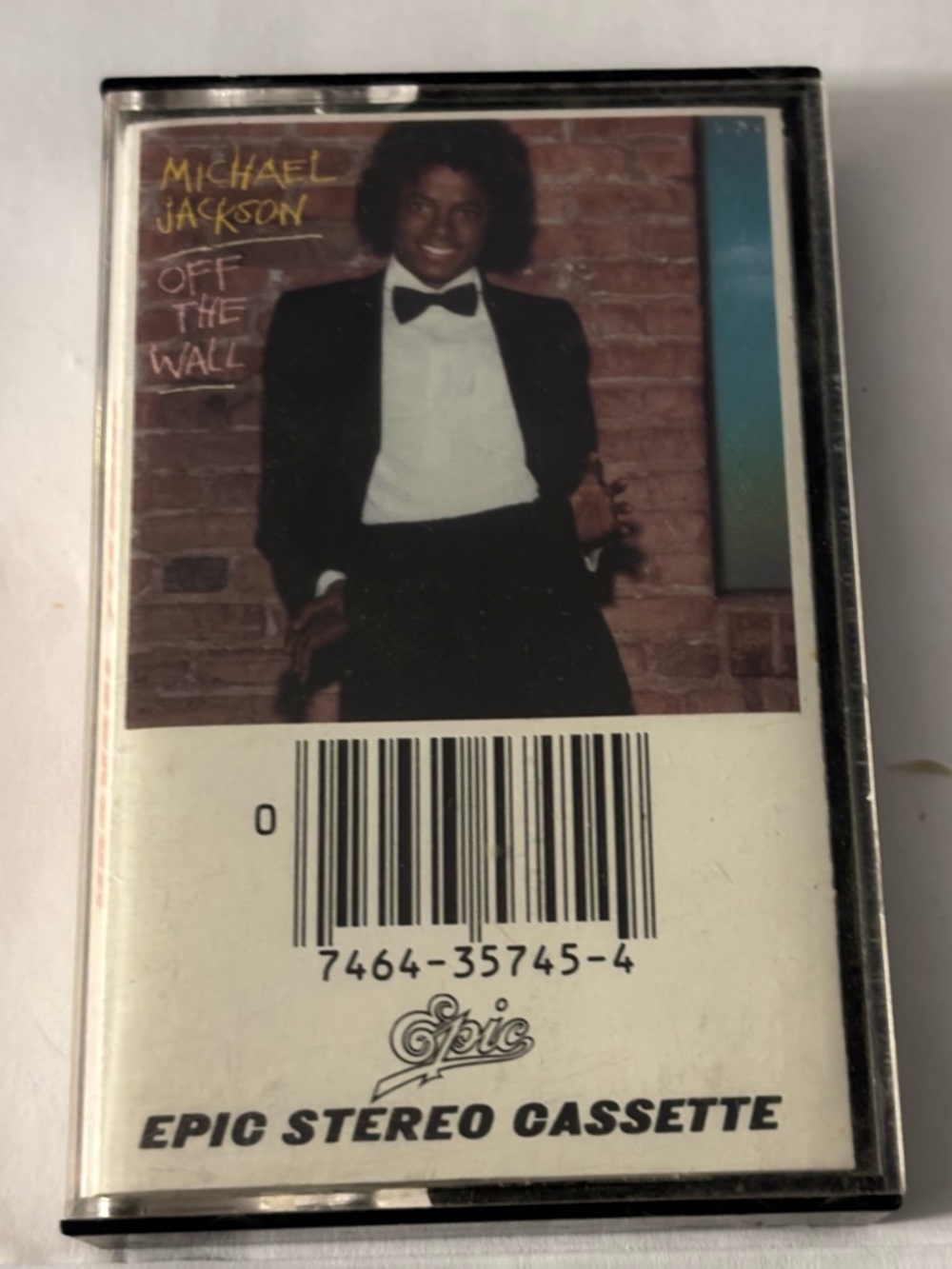 Michael Jackson "Off The Wall" Cassette - Black, White, Brick Red